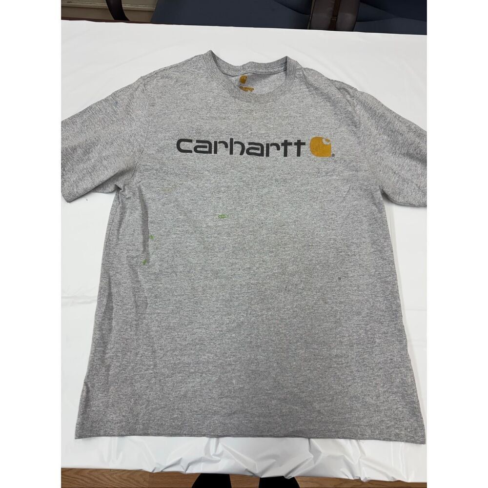 Carhartt Mens Short Sleeve Grey T-Shirt Size Large